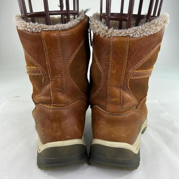 Santana Canada Women's Majesta Luxe Waterproof Winter Boot US 8 Brown Leather - Picture 6 of 15